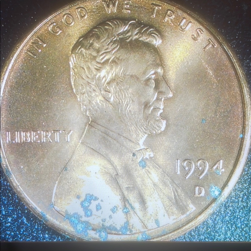 1994 D Lincoln Penny Coin